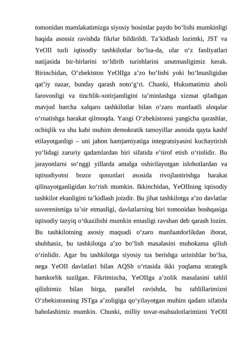Iqtisodiy globallashuv sharoitida bozorning amal qilish 4