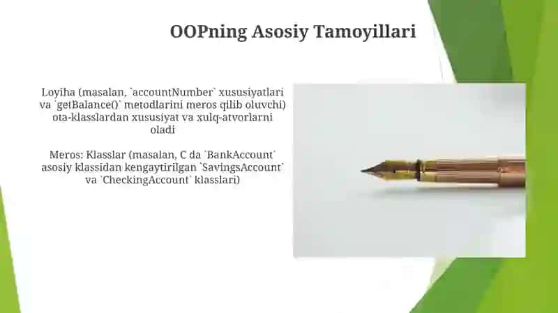 Obektga yònaltirilgan dasturlash texnologiyalari 4