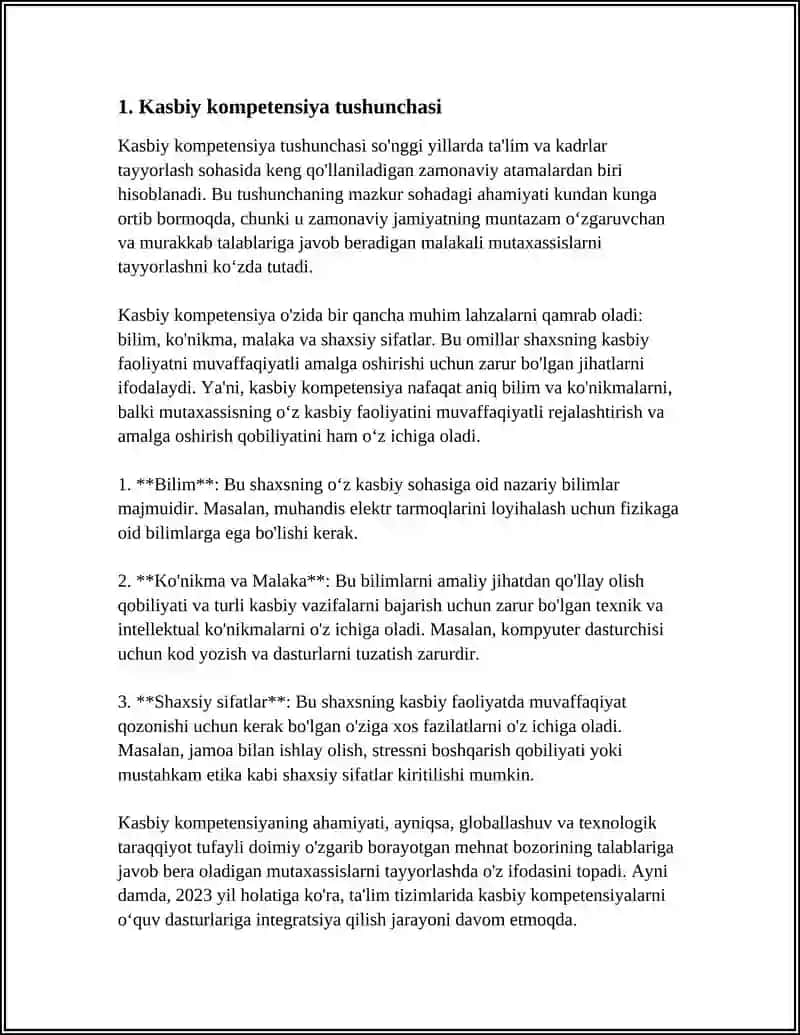 OʻQITUVCHINING KASBIY KOMPETENTSIYASINING PEDAGOGIK PISIXOLOGIK TUZILISHI 4