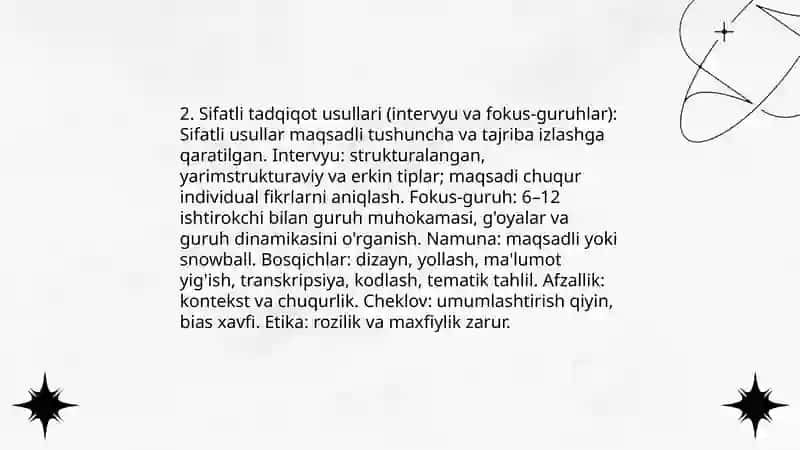 Boshqaruvning tadqiqotchilik usullari 4