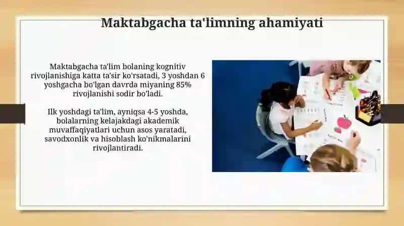 Ilk va maktabgacha yoshidagi bolalarta'limtar 4