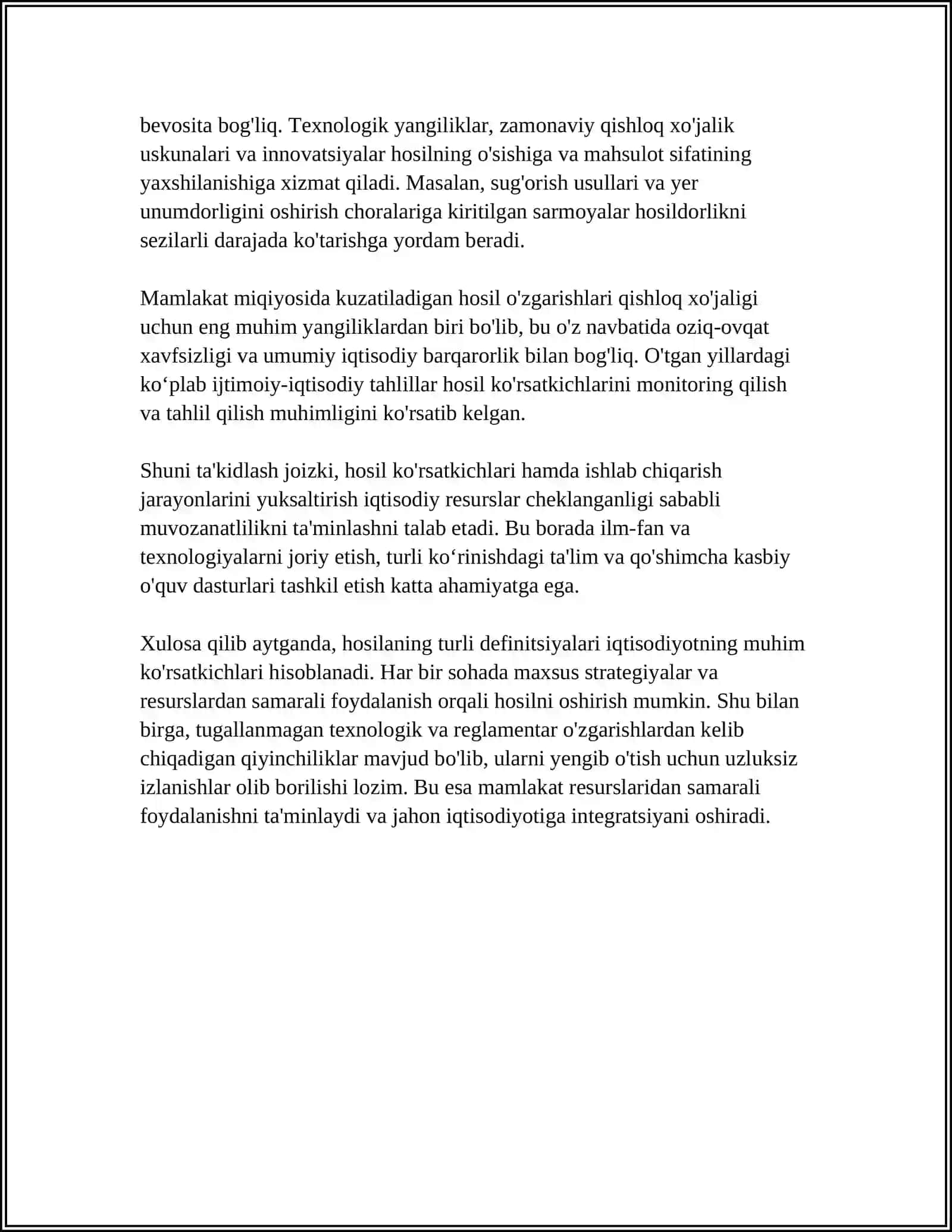 HOSILA 4