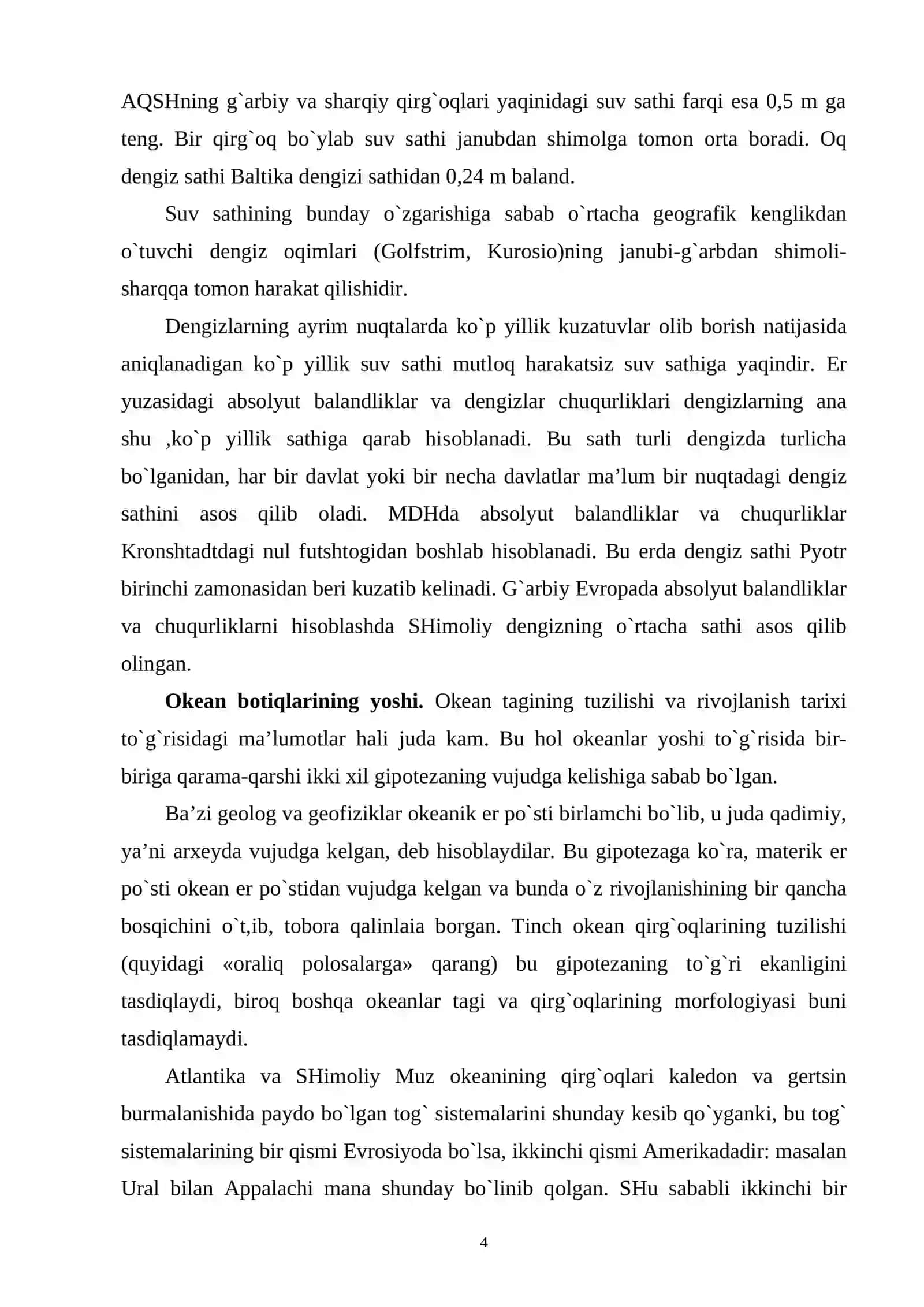 Dunyo оkеani suvining xususiyatlari 4