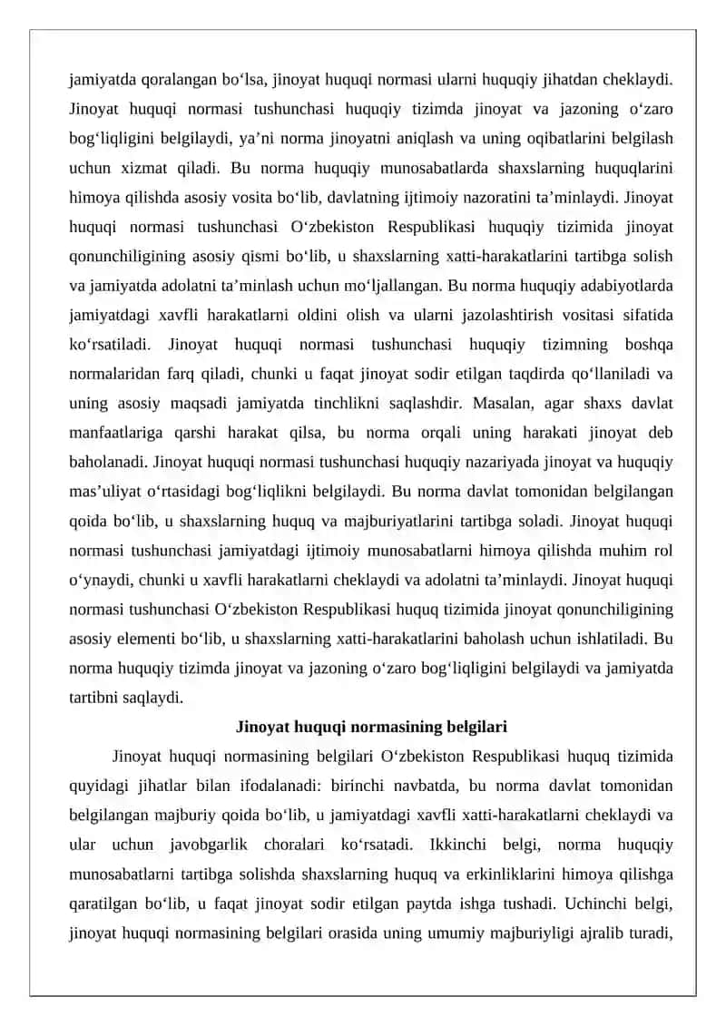 Jinoyat huquqi normalari tuzilishi 4