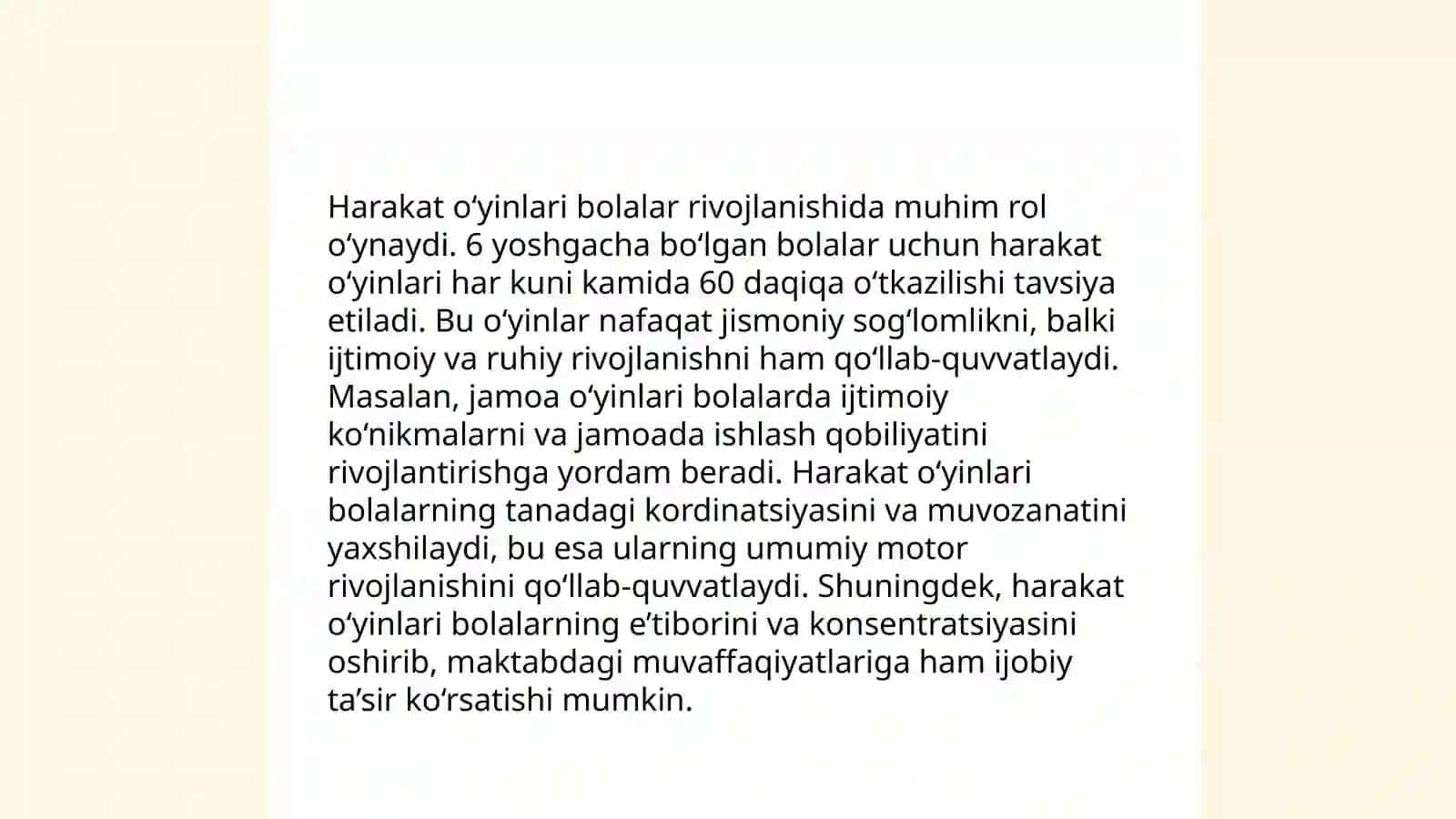 Maktabgacha yoshdagi bolalarni jismoniy tarbiyalash usullari yoshi 4