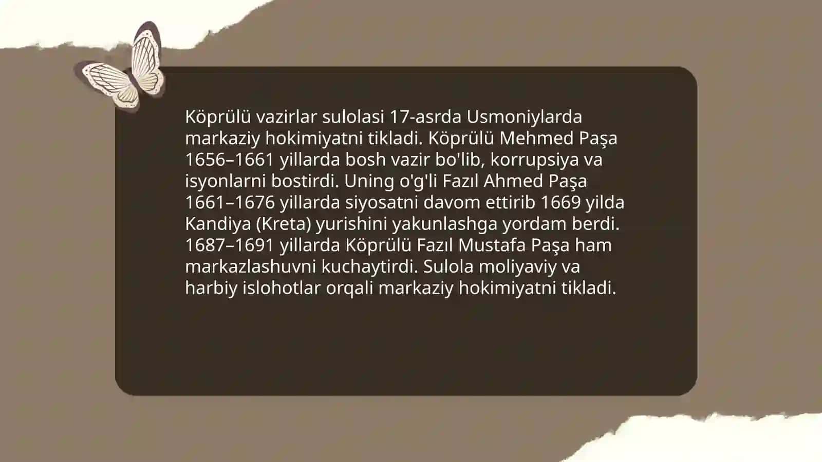 Usmoniylar imperiyasi yangi davrda 17 18 asrlarda 4