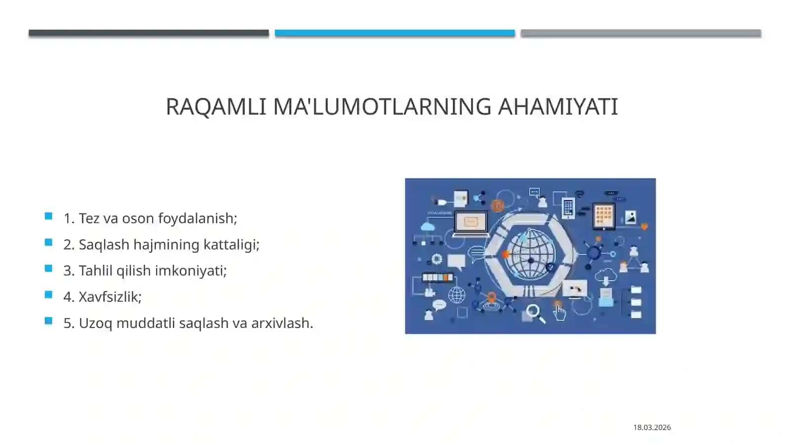 Raqamli ma’lumotlar bilan ishlash 4