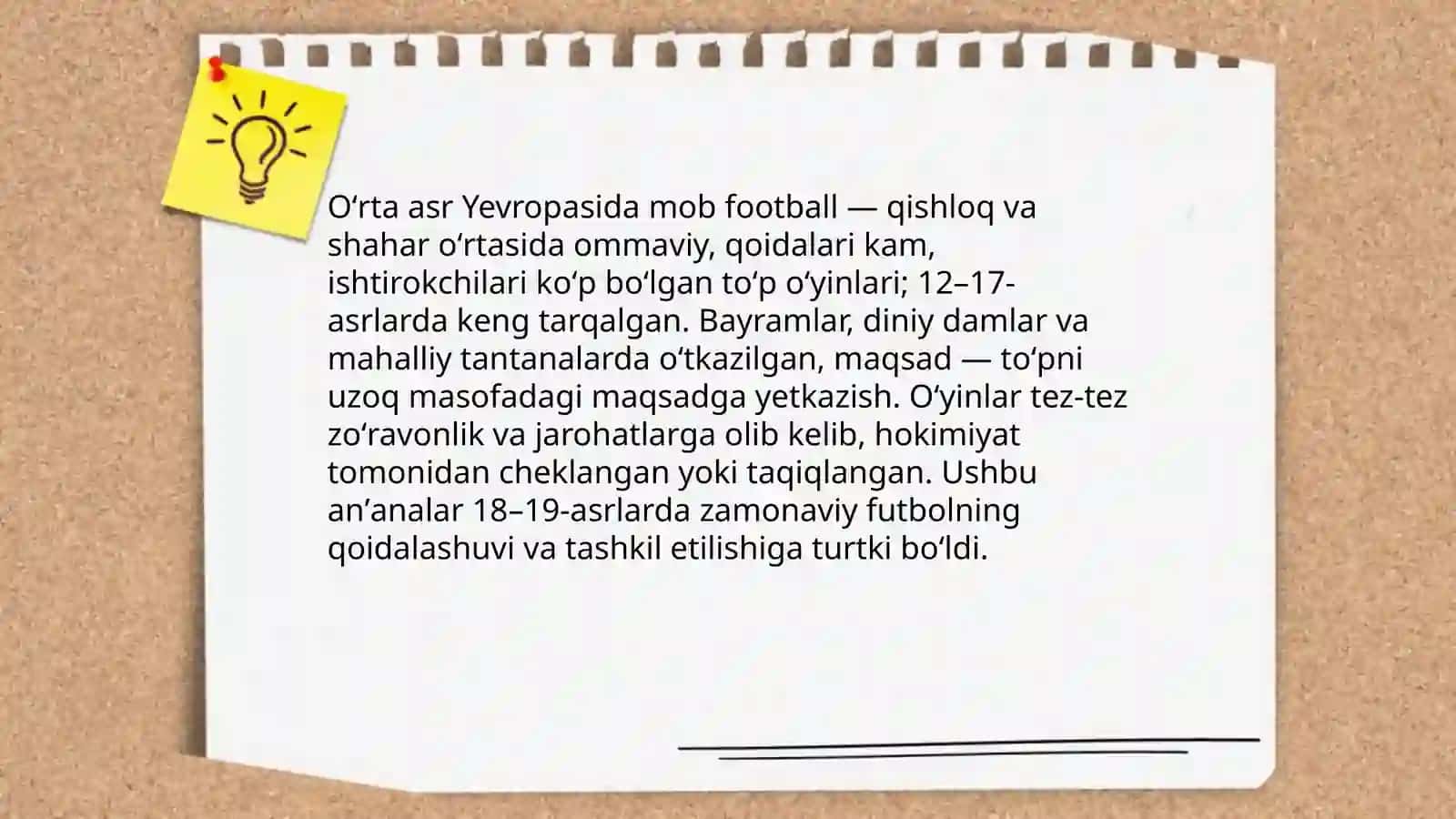 Futbol oʻyinining kelib chiqishi va rivojlanish tarixi 4