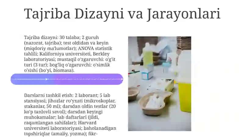 Laboratoriya darslarini tashkel etish metodikasi 4