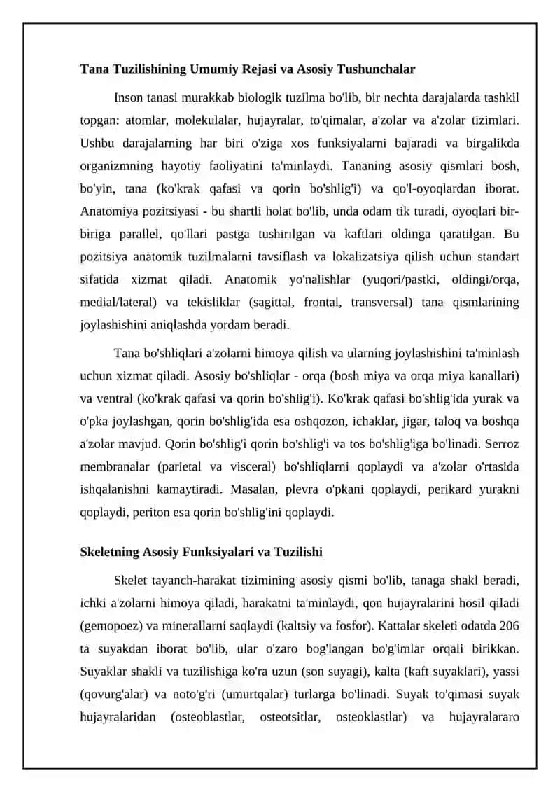 Odam tanasining anatomik tuzilishi 4
