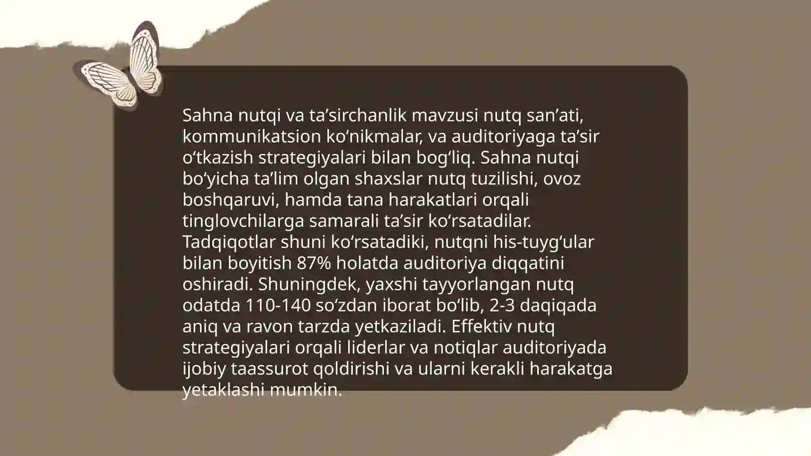 Sahna madaniyati. Ijro yoʻllari 4