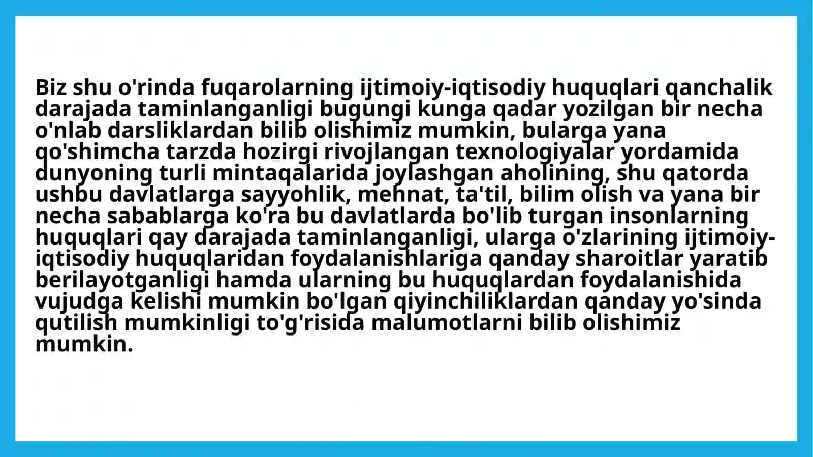 Iqtisodiy va ijtimoiy huquqlar 4