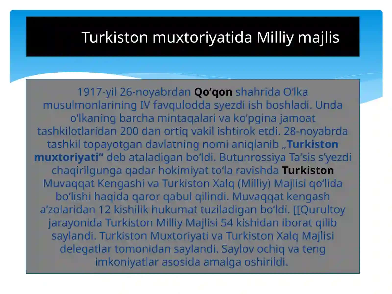 Ergashov Nodirning O’zbekiston tarixi fanidan tayyorlagan taqdimoti 4