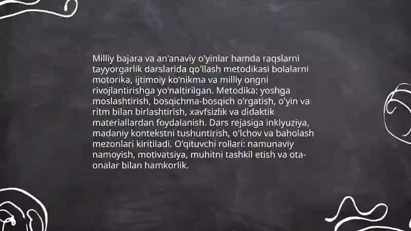 Bolalar maktabga tayyorlash fanini oʻqitish metodikasi 4