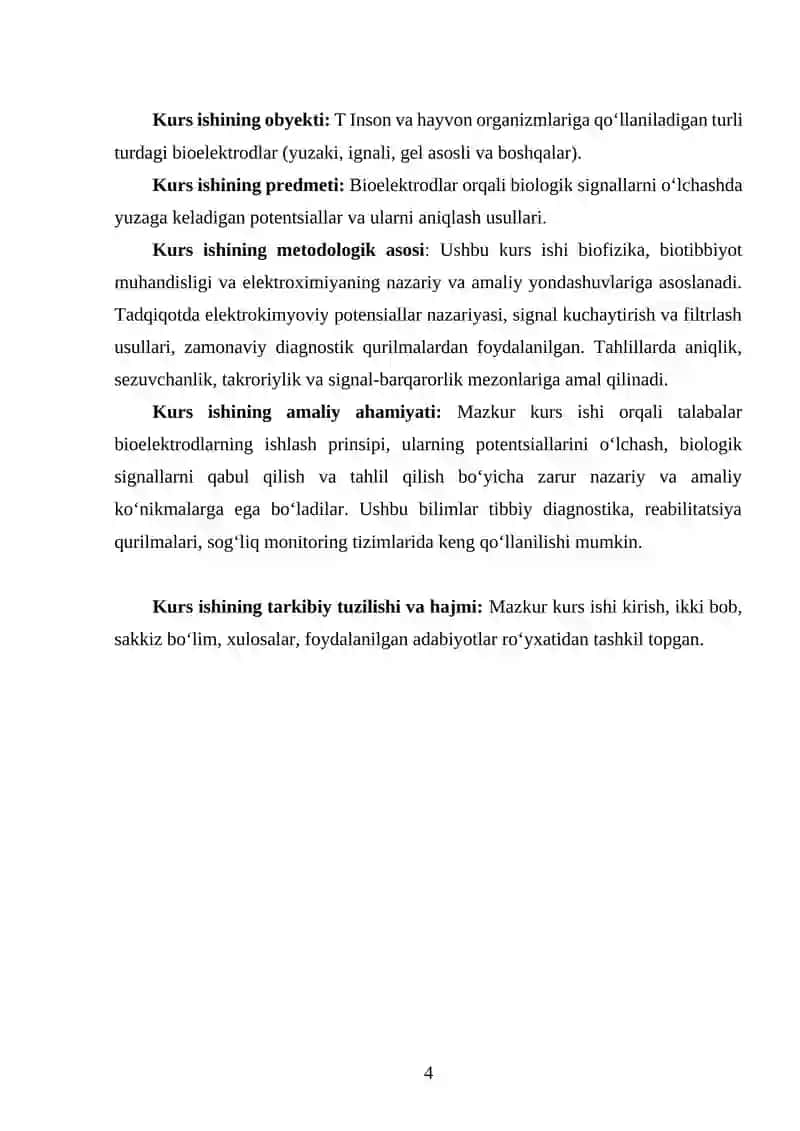 BIOELEKTRODLAR VA ULARNING POTENSIALLARI 4