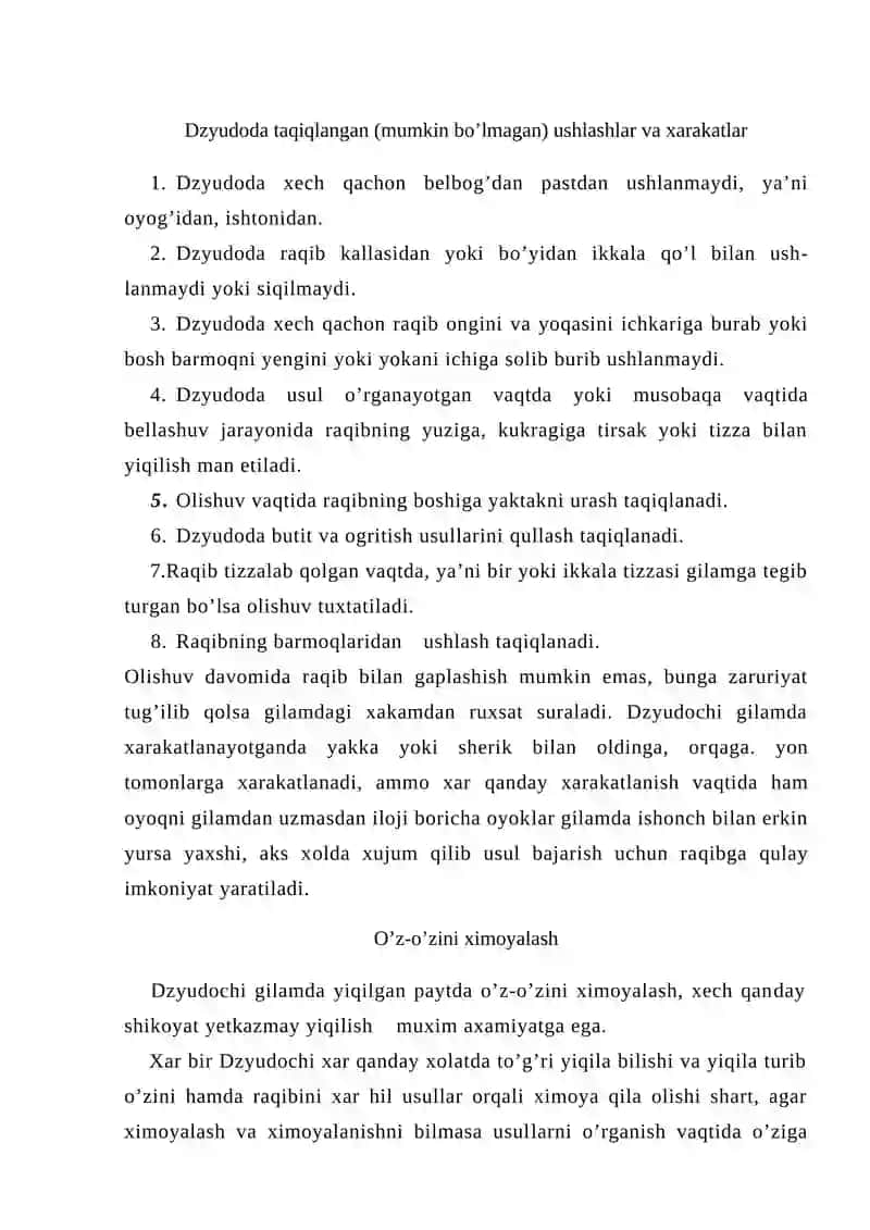 Dzyudo texnika 4