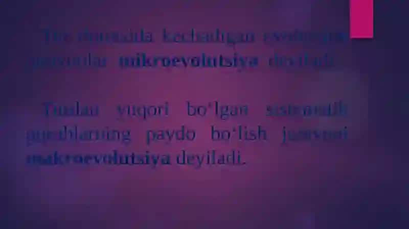 Evolyutsiyani isbotlashda molekulyar biologiya, sitologiya,embriologiya fanlari dalillari. 4