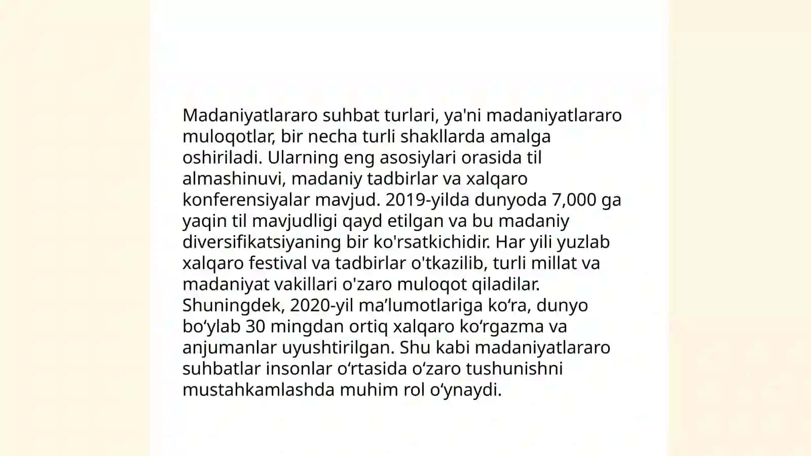 Millatlararo muloqot madaniyati 4