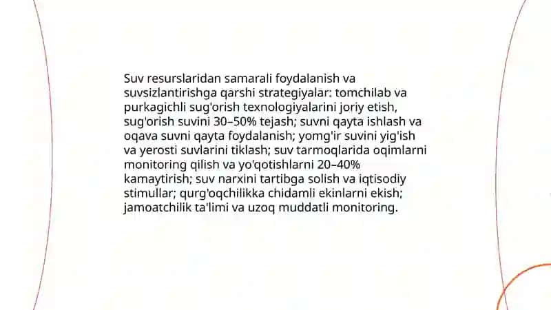 Tabiiy resurs salohiyatidan samarali foydalanish strategiyasi 4