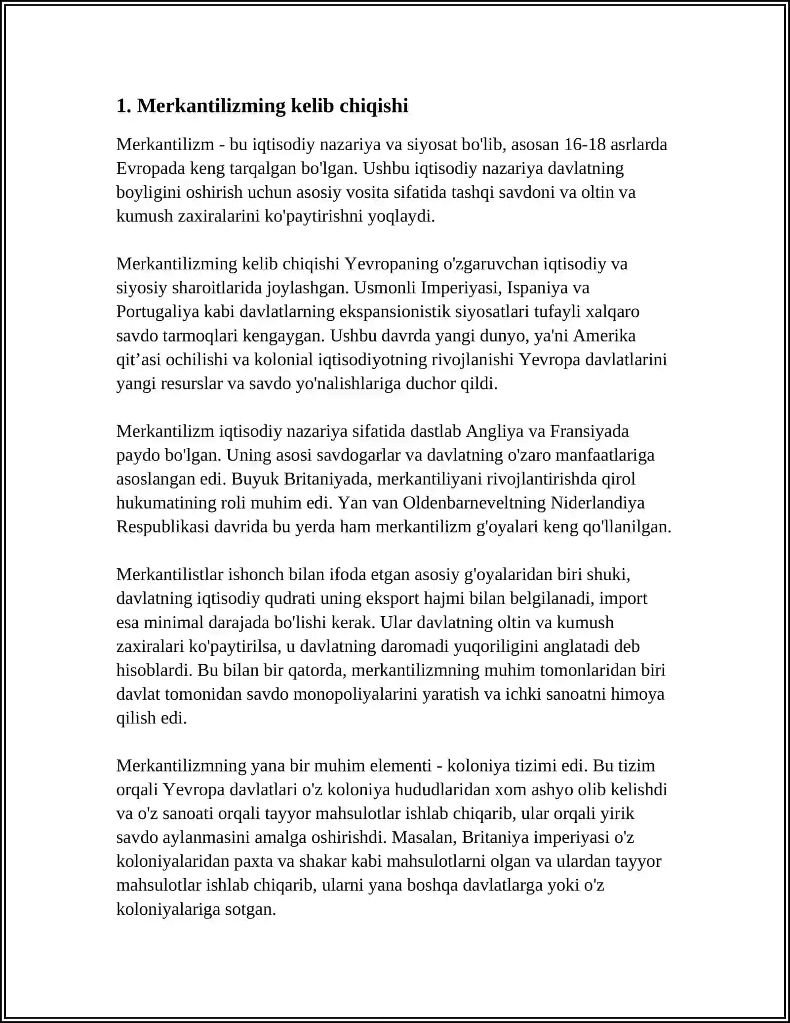 MERKANTILIZM 4