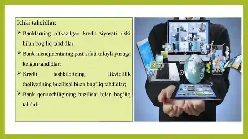 Banklari iqtisodiy xavfsizligini ta’minlash 4