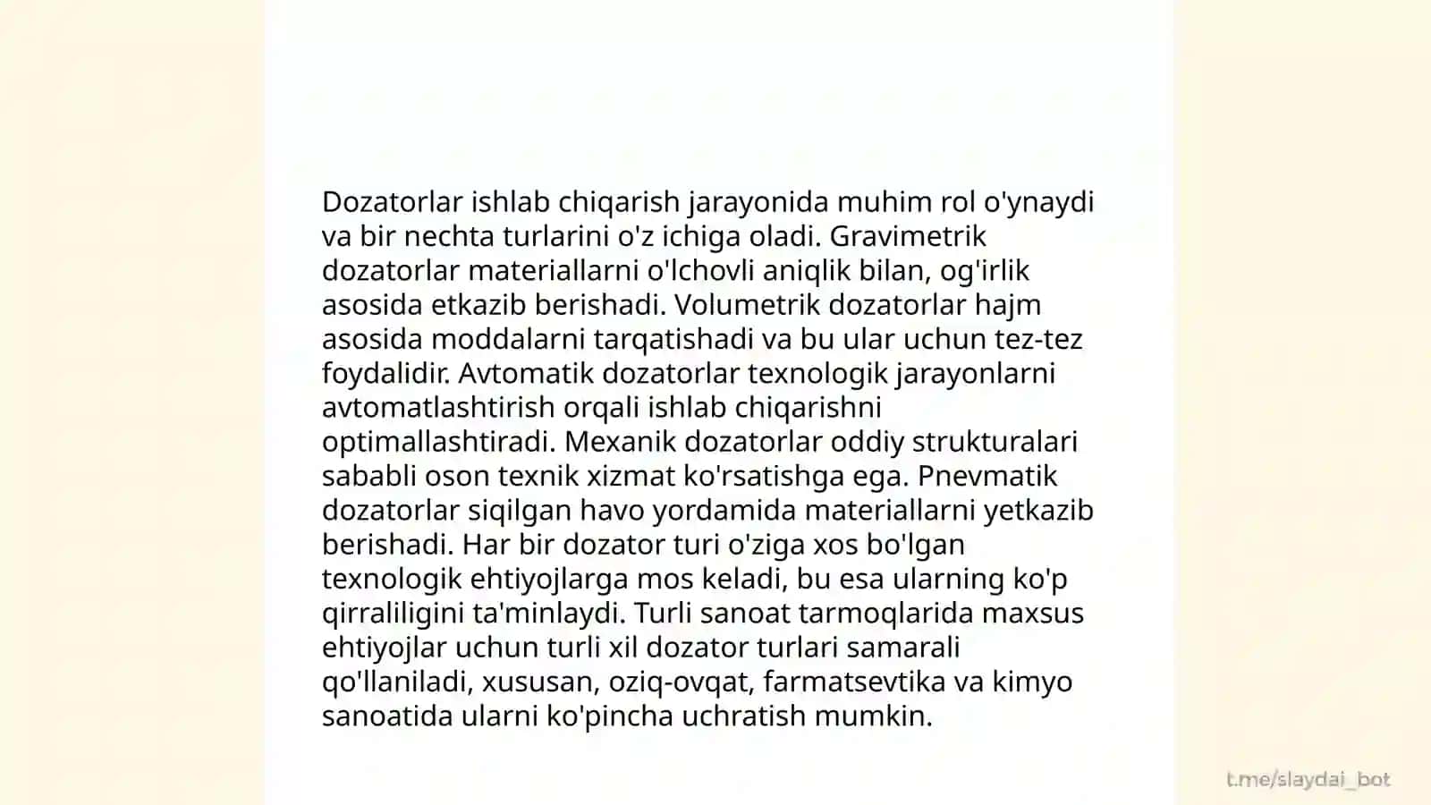 Omuxta yem komponentlarini dozatorlarda meyorlash va aralashtirish 4