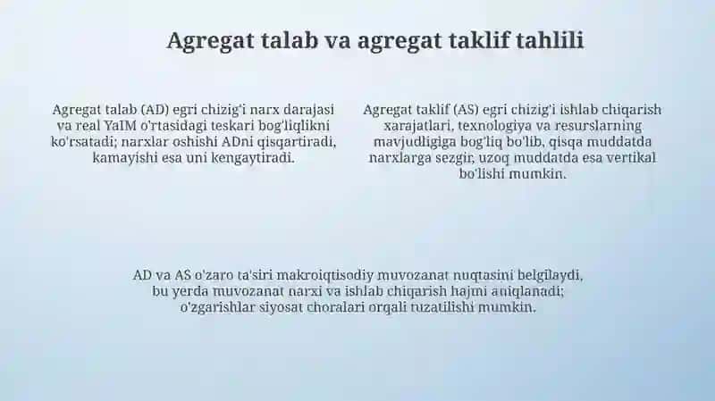 Makroiqtisodiy muvozanatlikning mohiyati va unga erishish yo'llari 4