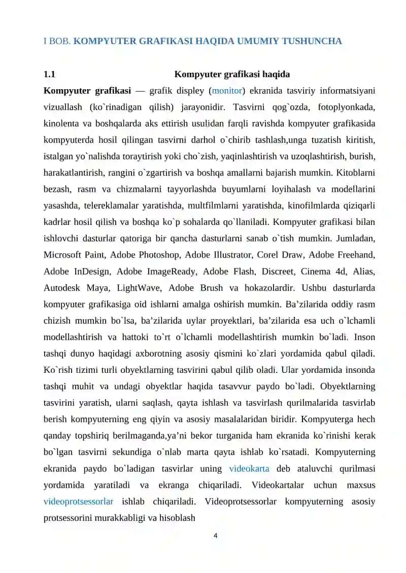 Poligrafiya ishlari uchun mo‘ljallangan kompyuter grafikasi: CorelDraw va Adobe Photoshop dasturlarining imkoniyatlari 4