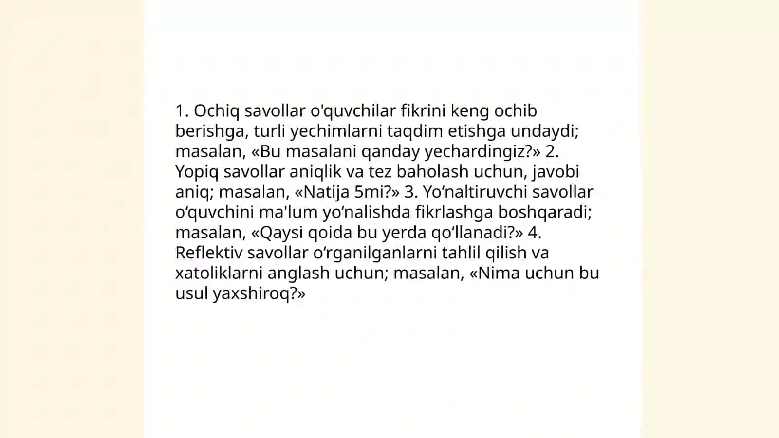 Matematika darslarida mulohaza yuritish metodikasi 4