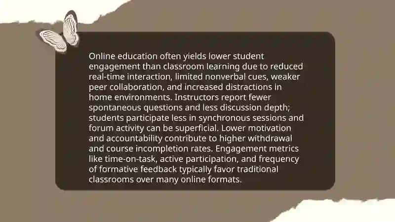 Agree–Disagree Essay: Online Education Is as Effective as Traditional Classroom Learning 4