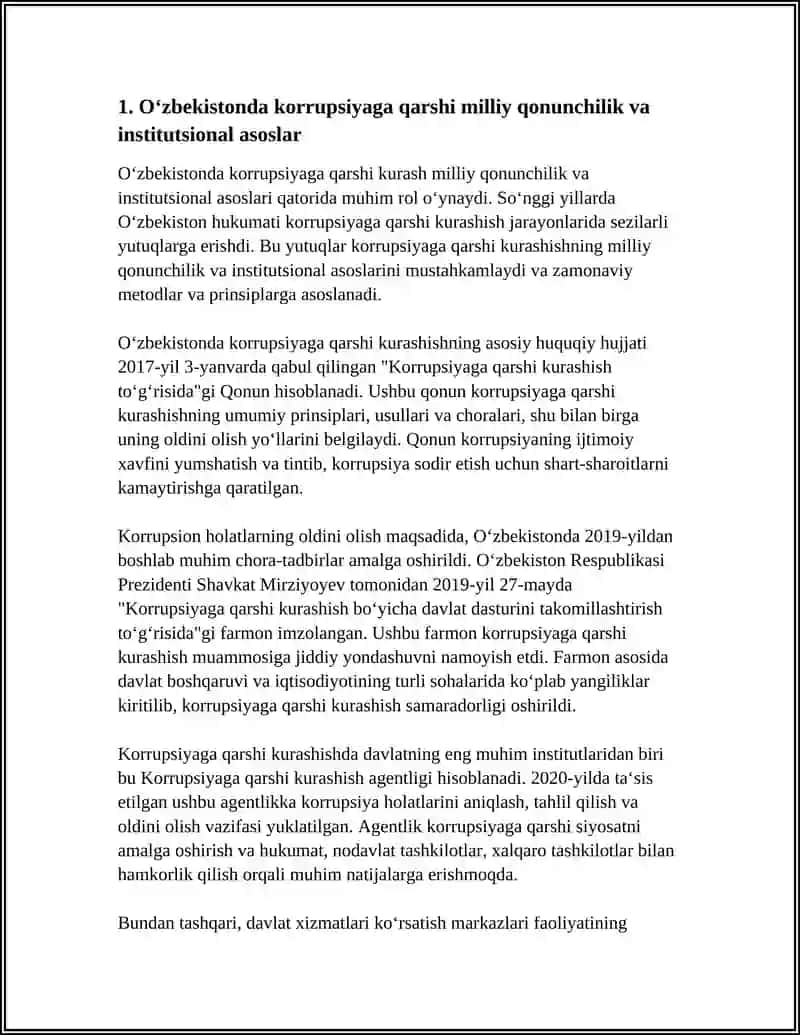 Korrupsiyani Oldini Olishning Zamonaviy Metodlari va Prinsiplari 4