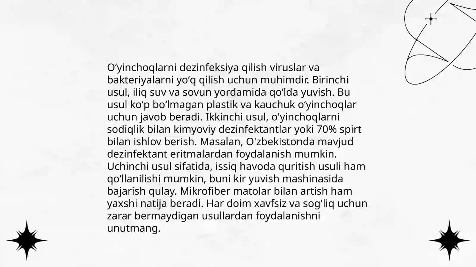 Bolalar ooʻyinchoqlariga gigiyenik baho berish 4