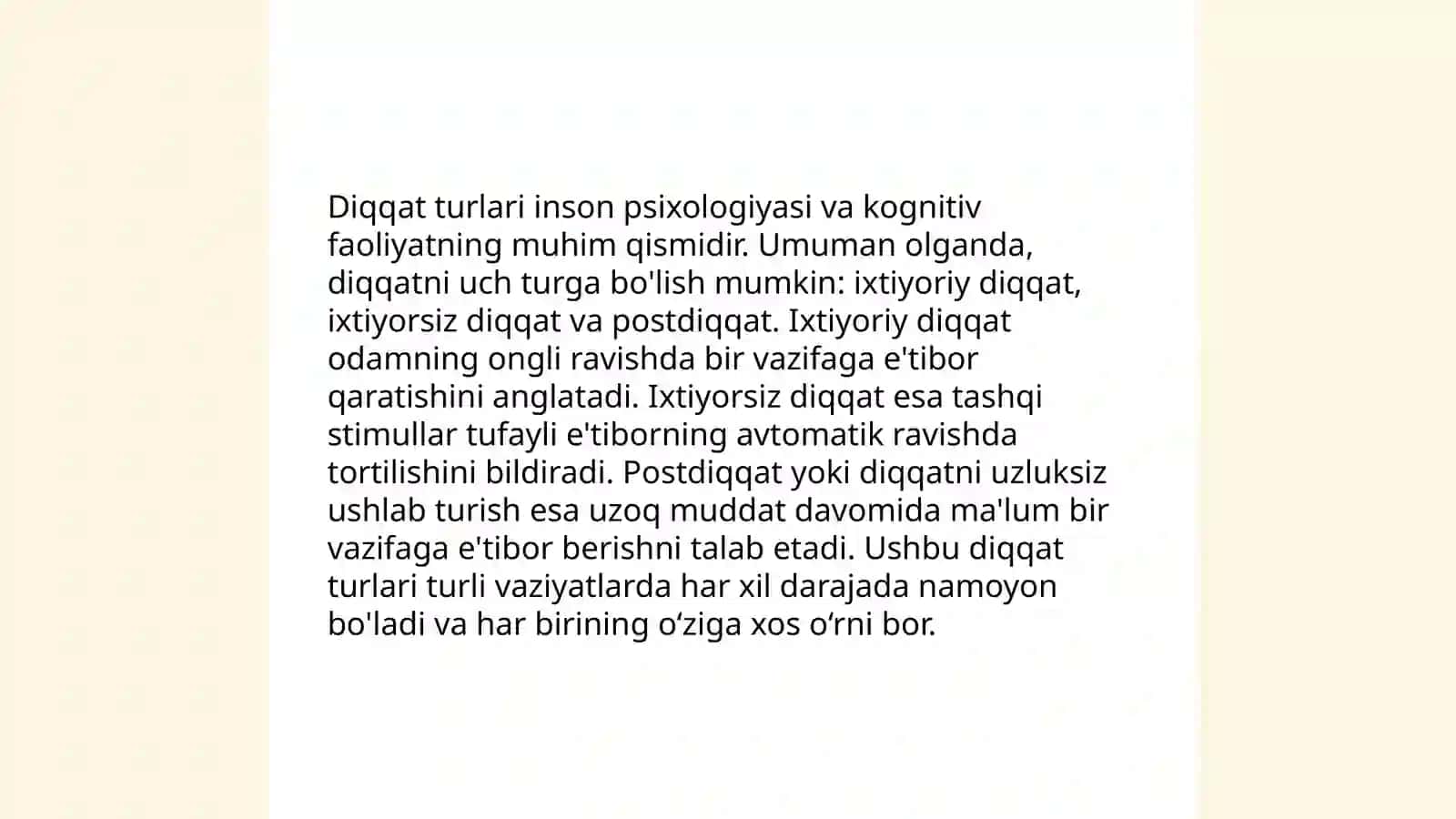 Kognitiv psixologiyada diqqat tadqiqotlari 4