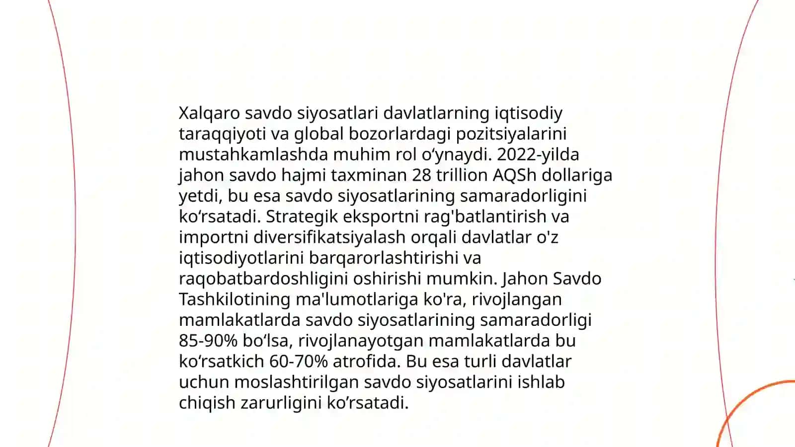 Jahon iqtisodiyoti globallashuvi jarayonlari natijalarining davlatlarmiqyosida tahlili 4