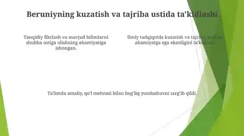 Abu rayhon Beruniy ta'lim tarbiyaviy qarashlari 4