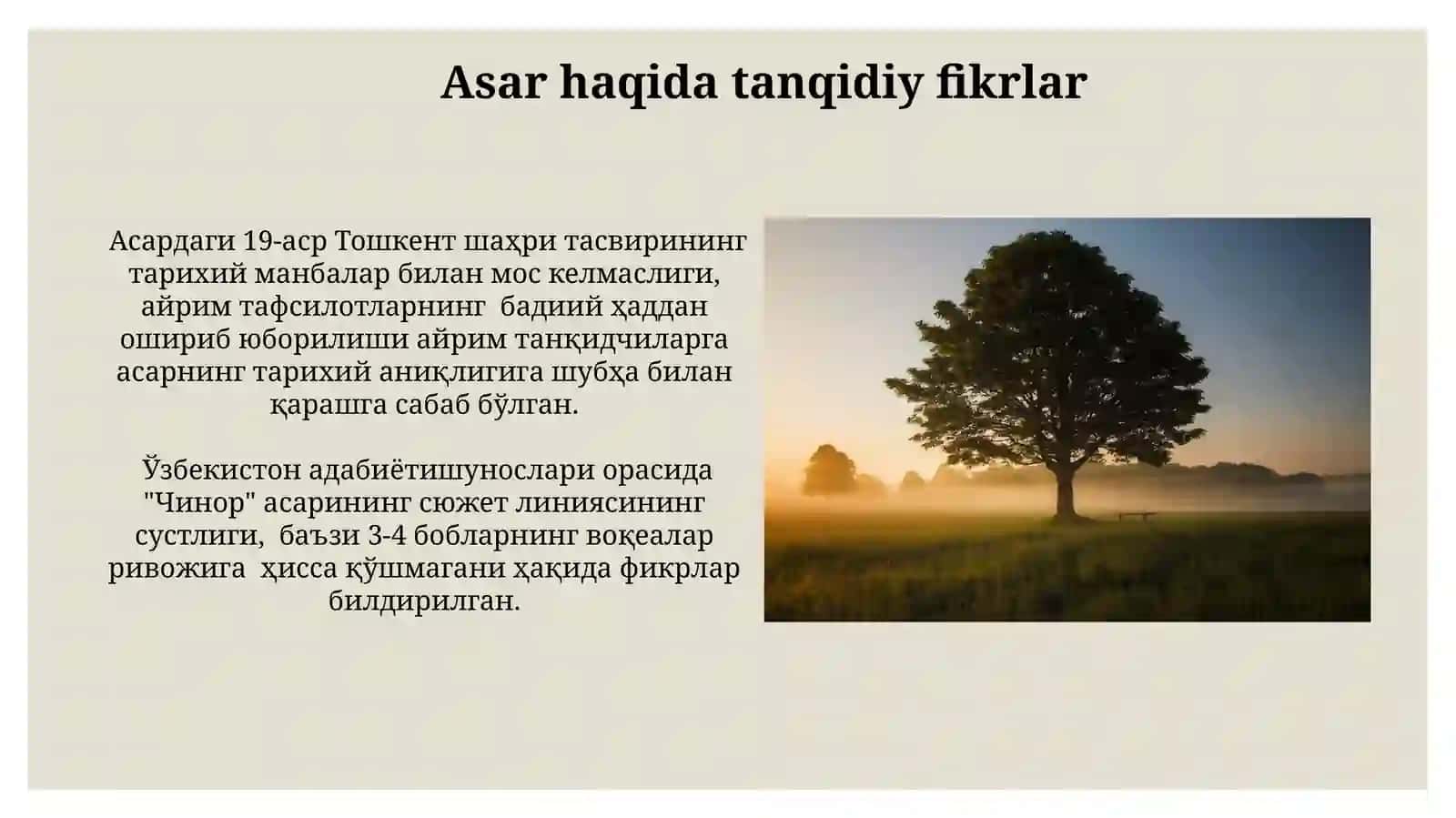 Asqad muxtor chinorramanihaqida 4