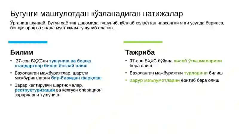 Баҳоланган Мажбуриятлар, Шартли Мажбуриятлар, Шартли Активлар. 4