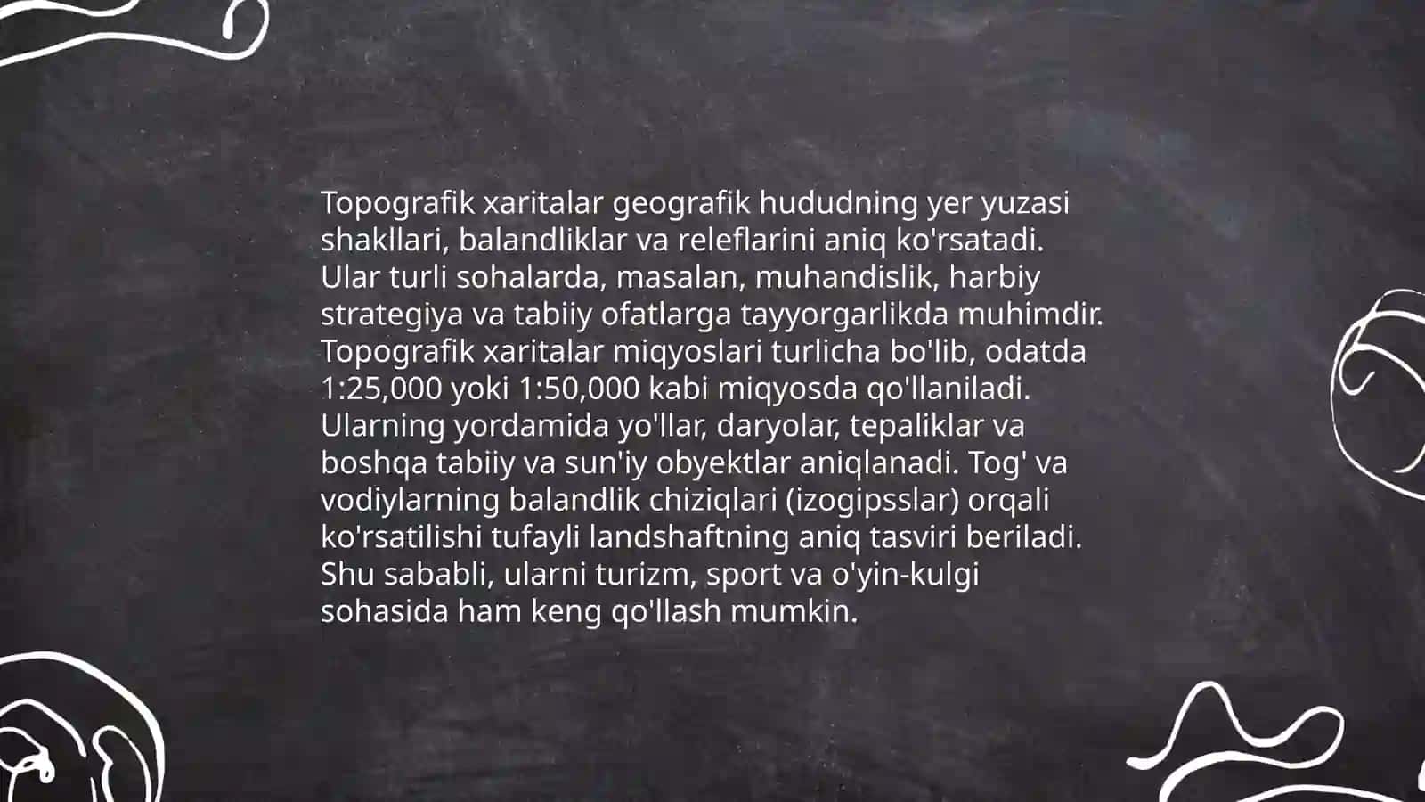 Topografik xarita va reja 4