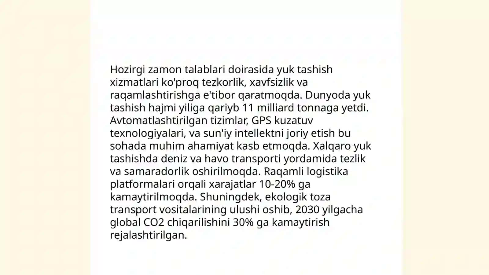 Òzbekiston temir yòllari AJ qarmog'idagi korxonalar tuzilishi va funksiyalari 4