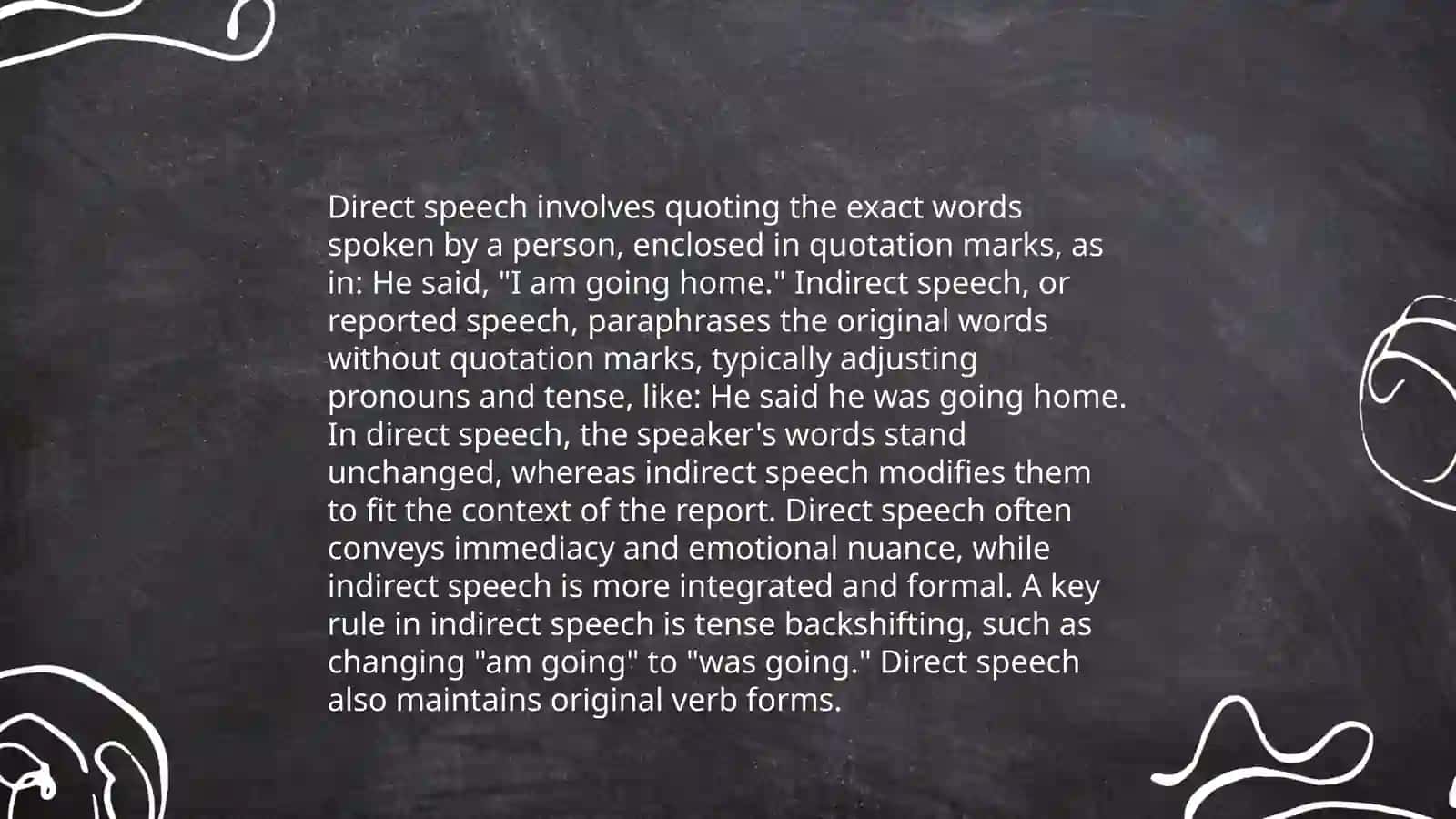 Indirect and Represented Speech 4