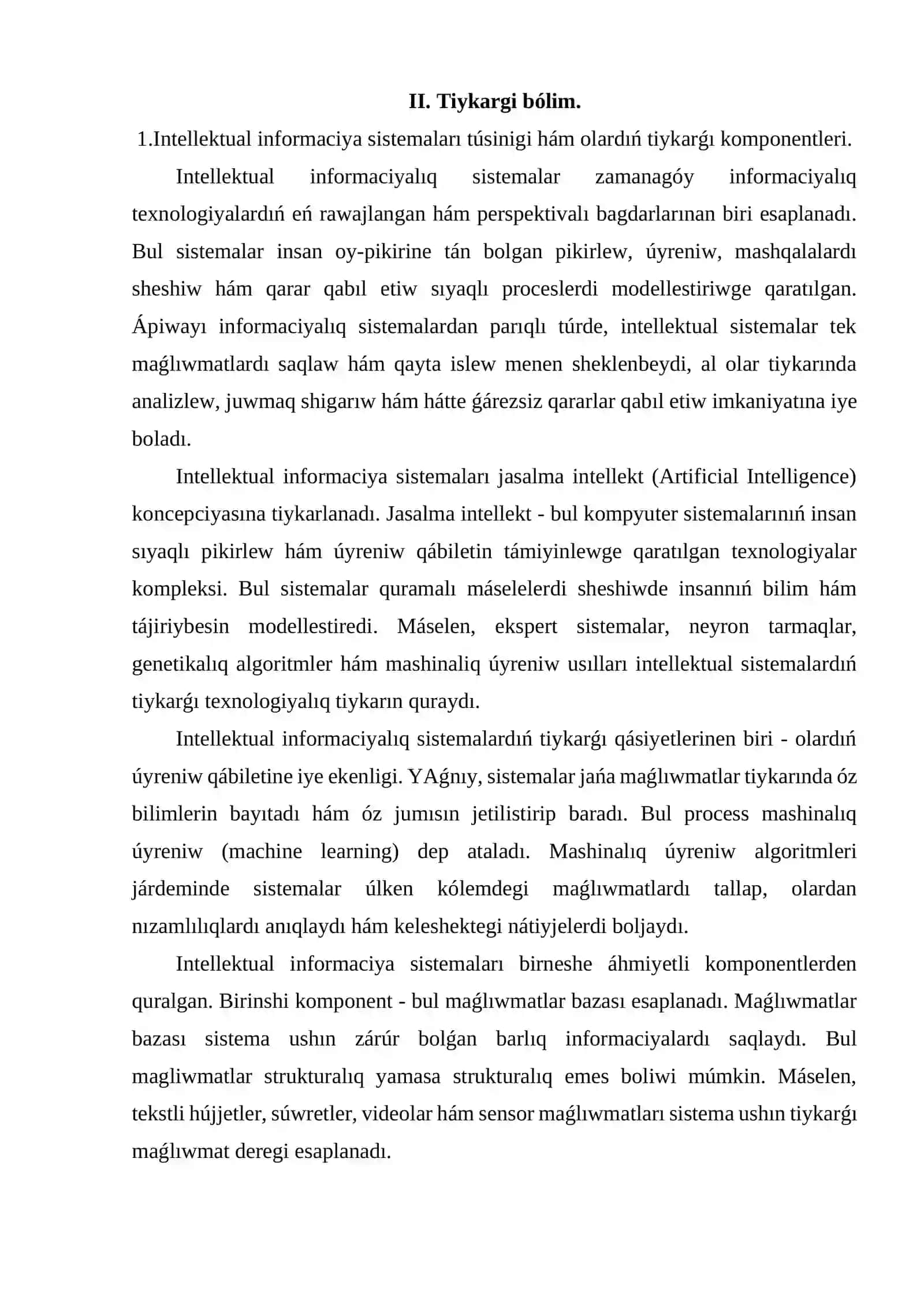 Intellektual informaciya sistemaları 4