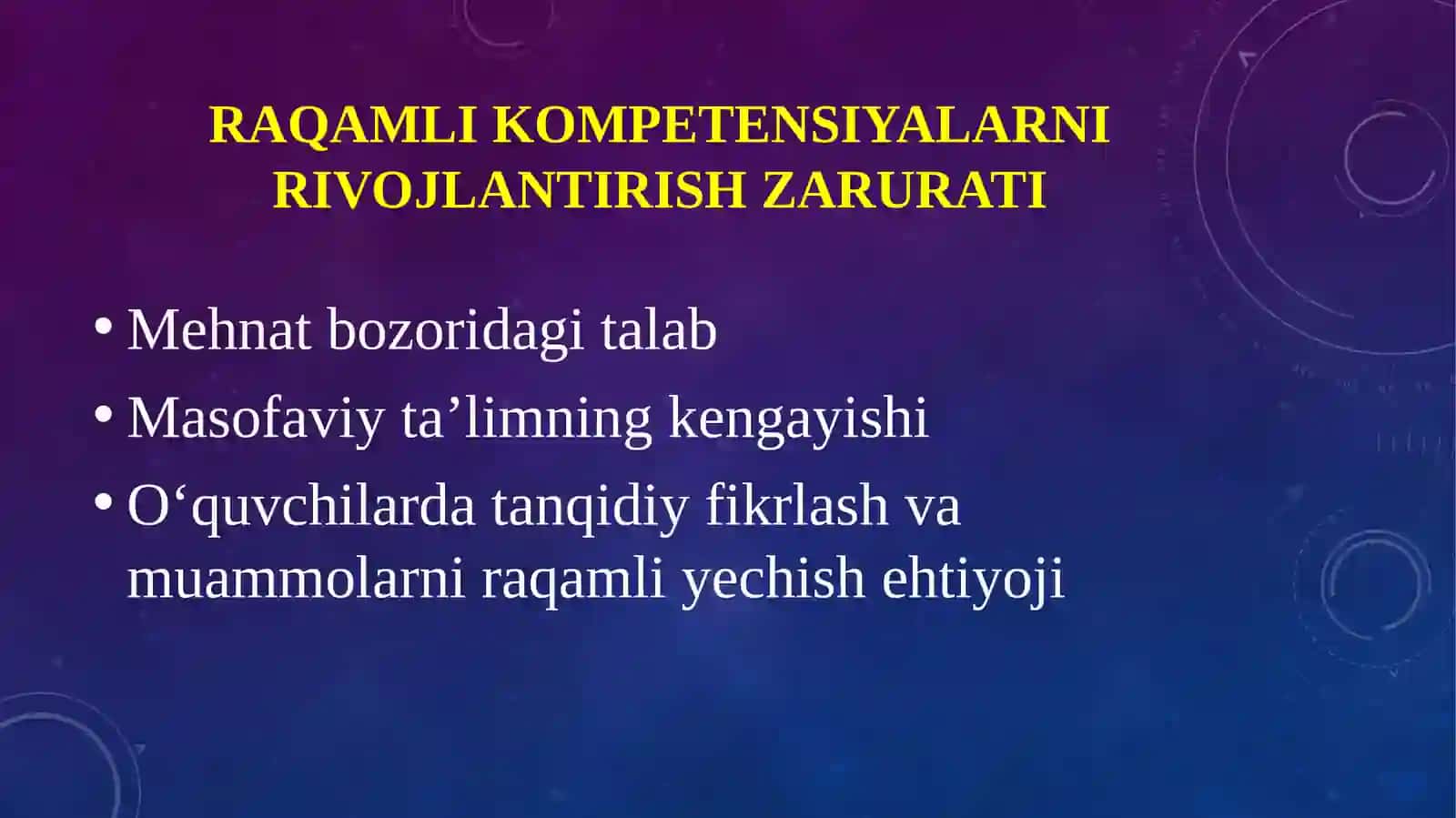 Ta’limda raqamlik kompetensiyalarni rivojlantirish 4