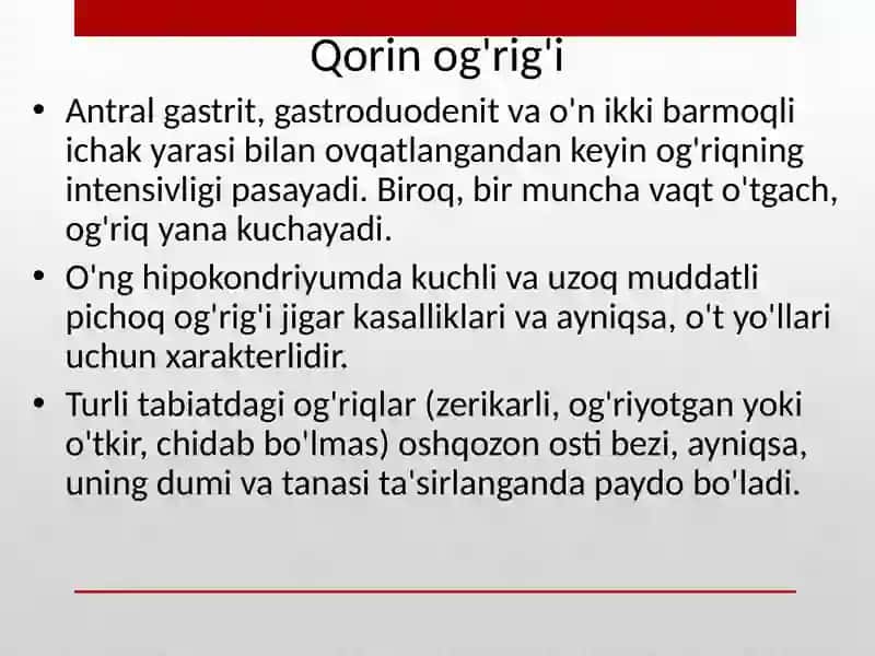 Bolalarda uchraydigan hazm tizimi kasalliklari semiotikasi 4