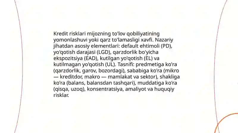 Kreditlash siyosati va strategiyasining nazariy asoslari 4