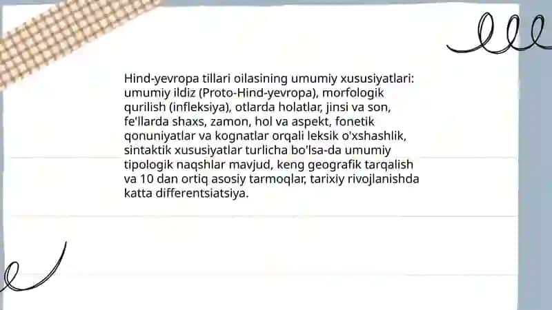 Til oilalari. Hind-yevropa tillari oilasi. Roman tillari 4