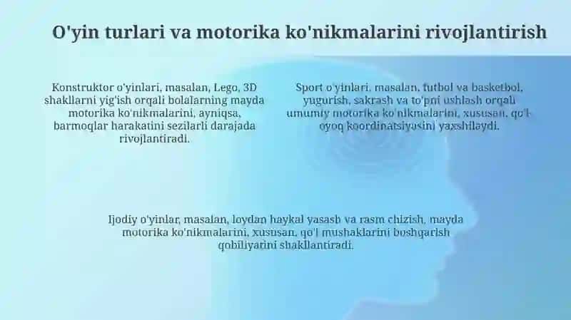 Jismoniy rivojlantirish uchun o'yinlar 4