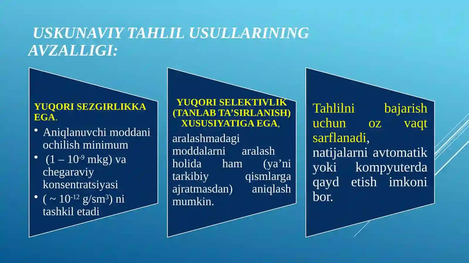 Tahlilni uskunaviy (fizik-kimyoviy) usullari 4