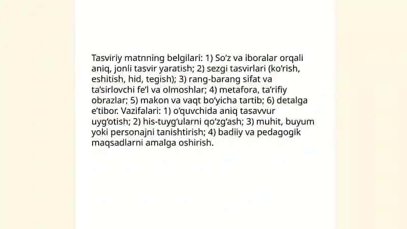 Matn tiplari 4