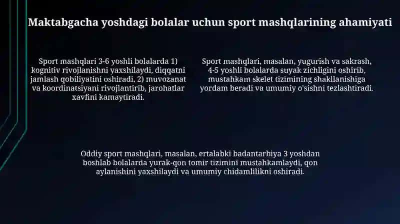 Sport mashqlarini o'rgatish metodikasi 4