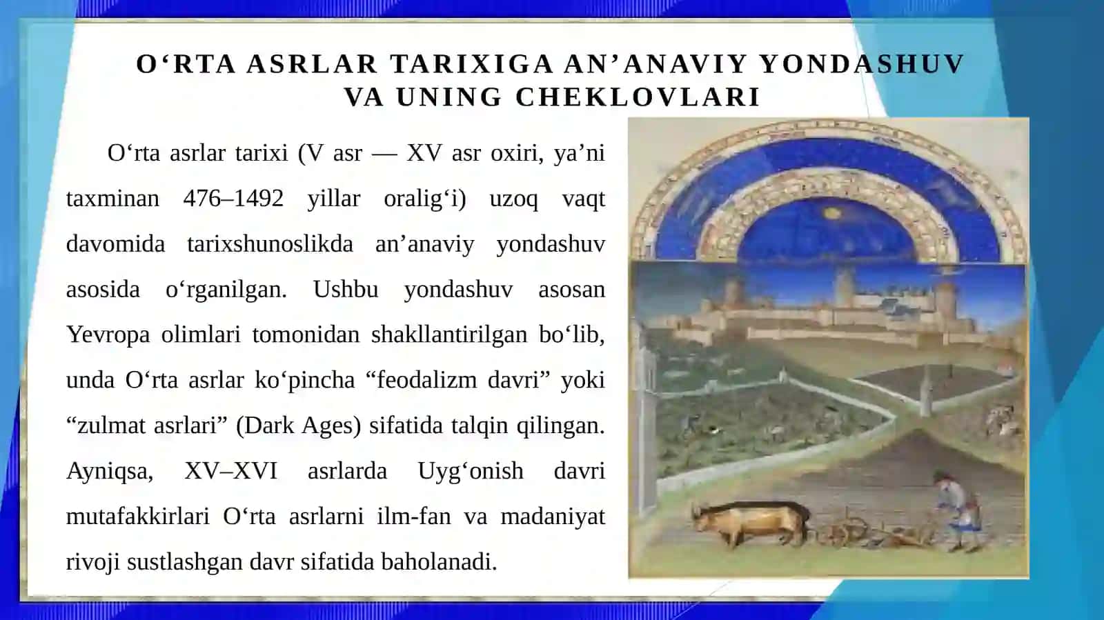 O'rta asrlar tarixi yangicha talqin va yondashuv 4